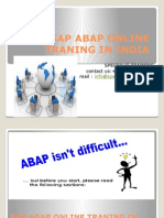 Best Sap Abap Onlinetraning in INDIA
