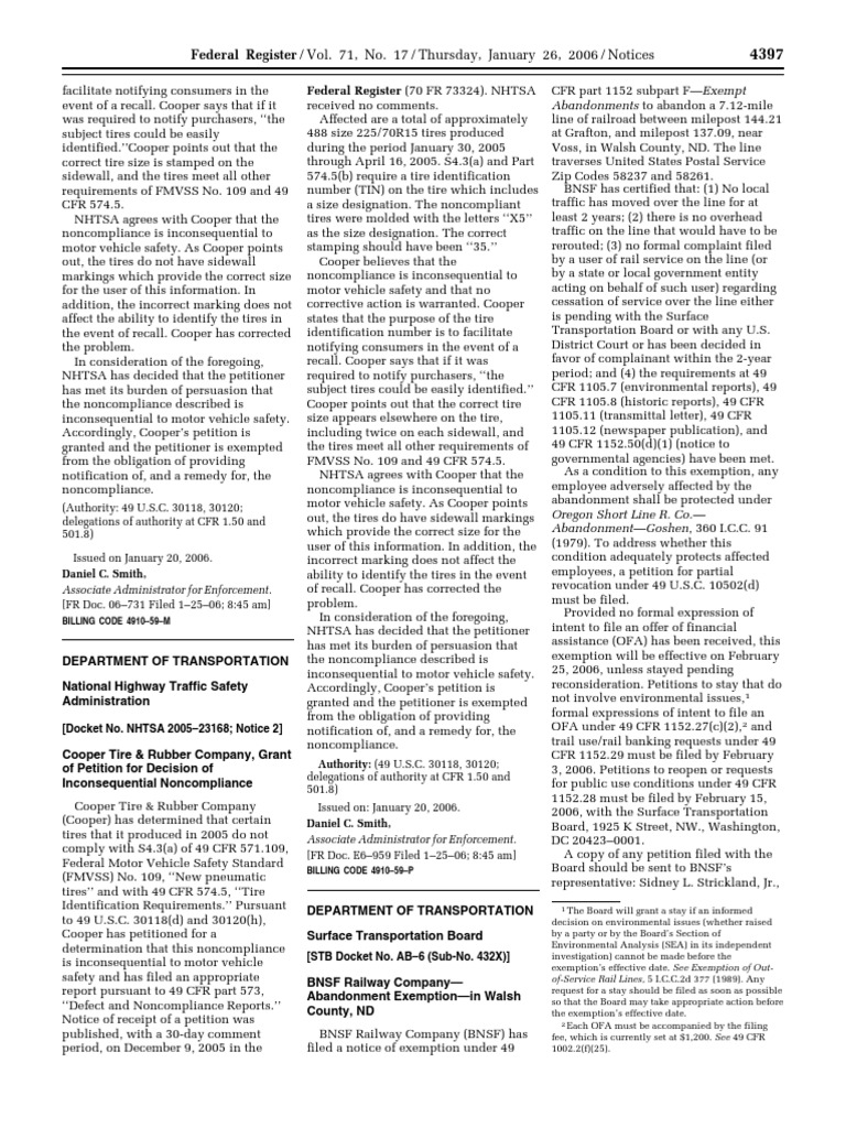 notice-motor-vehicle-safety-standards-exemption-petitions-etc