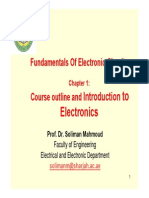 Fund. Of. Electronics-ch01-Course Outline