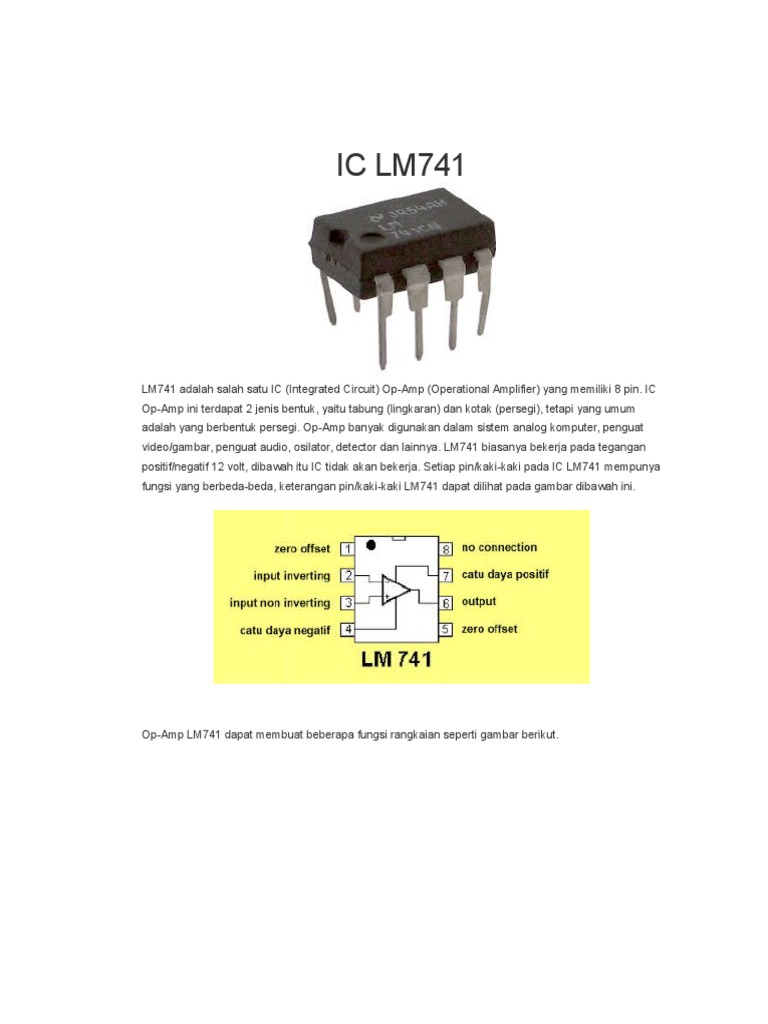 Ic LM741 | PDF
