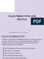 Chapter 07 Sales Objectives and Qoutas