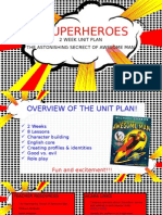 year 2 superhero english unit