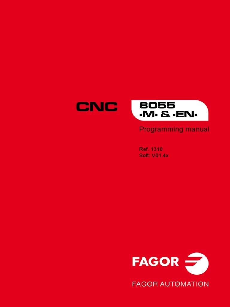 CNC 8055-I M Programming | PDF | Power Supply | Relay