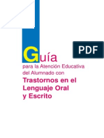 Guia_educativa Para El Alumnado Que Presenta Trastornos Del Lenguaje Oral o Escrito