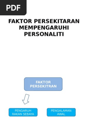 Faktor Persekitaran Mempengaruhi Personaliti Pdf