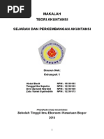 Download Teori Akuntansi - Sejarah Dan Perkembangan Akuntansi by Tunggal Ika Saputra SN282589357 doc pdf