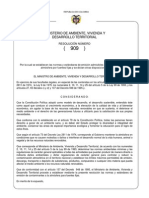 Colombia Resolucion 909 minambiente