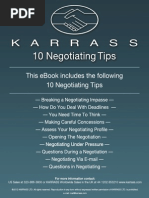 Negotiating Tips
