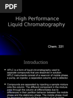 High Performance Liquid Chromatography