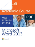 MOAC LAS 77-418 Word2013 TextBook 40112A PDF