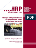 NCHHRP Strategies to Mitigate the Impacts of Chlorine Roadway Deicers on the Natural Environment