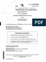 June 2011 CAPE Pure Mathematics U1 IA Replacement