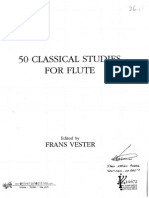 Vester, F. - 50 Classical Studies For Flute
