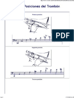 Posiciones Del Trombón Tenor