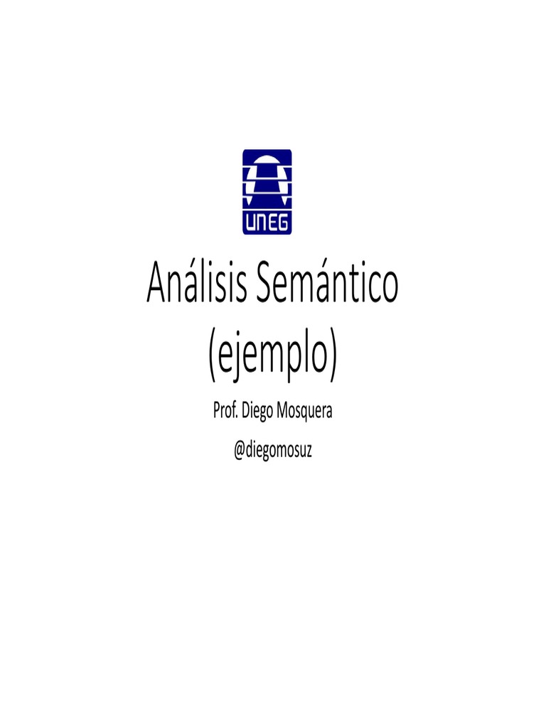 Ejemplos de Análisis Semántico | PDF | Compilador | Java (lenguaje de ...