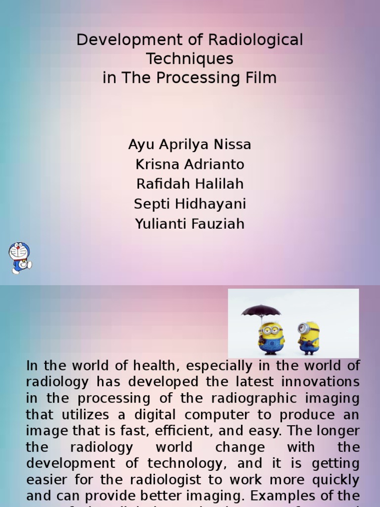 Development of Radiological Techniques | PDF