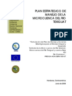 Plan de Manejo Integral de Microcuenca Del Rio Texiguat