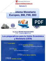 Sistema Monetario Europeo, BM, FMI, BID