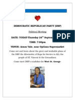 DRP Political Meeting Today