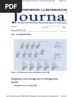 Cold Room Design and Construction Details | PDF | Door | Building Materials