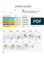 Professional Learning Calendar