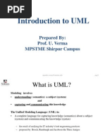 Unit - 2 Introduction To UML