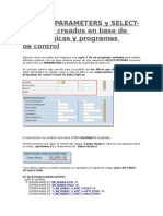 Eliminar Parameters y Select