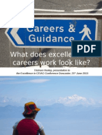 What Does Excellence in Careers Work Look Like