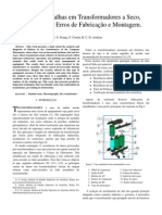 Estudos de falhas em transformadores a seco causadas por erros de fabricação