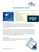 PCMCIA Tester/Simulator Card: Features