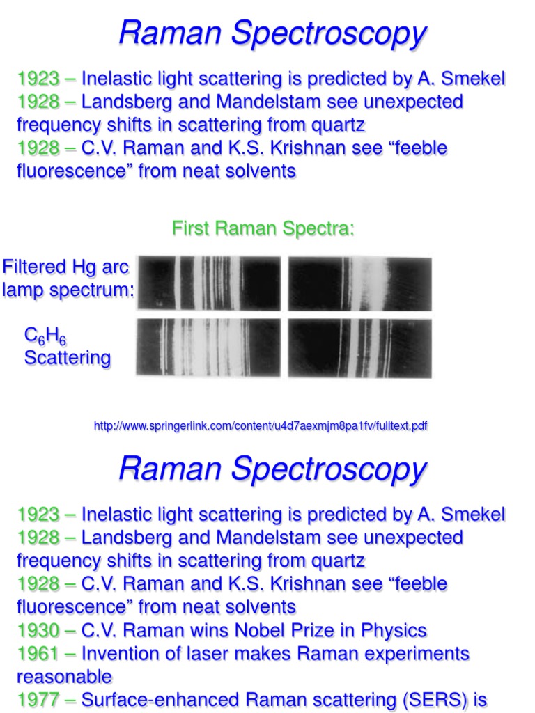 Overview of Raman Spectroscopy | PDF | Raman Spectroscopy | Spectroscopy