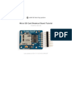 Adafruit Micro SD Breakout Board Card Tutorial