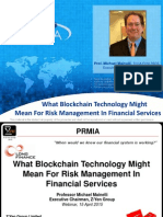 PRMIA - What Blockchain Technology Might Mean For Risk Management in Financial Services 2015.04.15