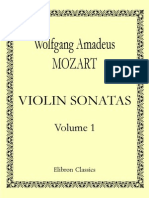 Mozart - Sonate Per Pianoforte e Violino Volume I