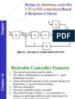 Controller Design (Based On Transient Response Criteria: To Determine Controller Settings For P, PI or PID Controllers
