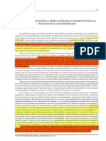 ¿Cuál es el valor de la aplicaci ón de la teoría social al cuidado en la maternidad? (Christine McCourt, 2014)