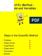 Scientific Method - Controls and Variables Review