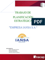 Trabajo Planificacion Estrategica - Empresas Iansa S.A.