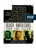 Black Americans the FBI Files