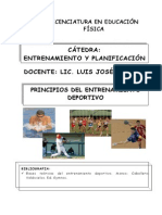 Principios del entrenamiento deportivo