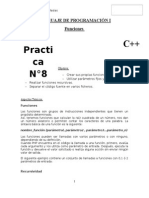 C++ Practi Ca N°8: Lenguaje de Programación I Funciones