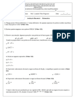 Prova Prof - Leandro Teles 8ºD