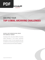 Solving Your Top 5 Email Archiving Challenges