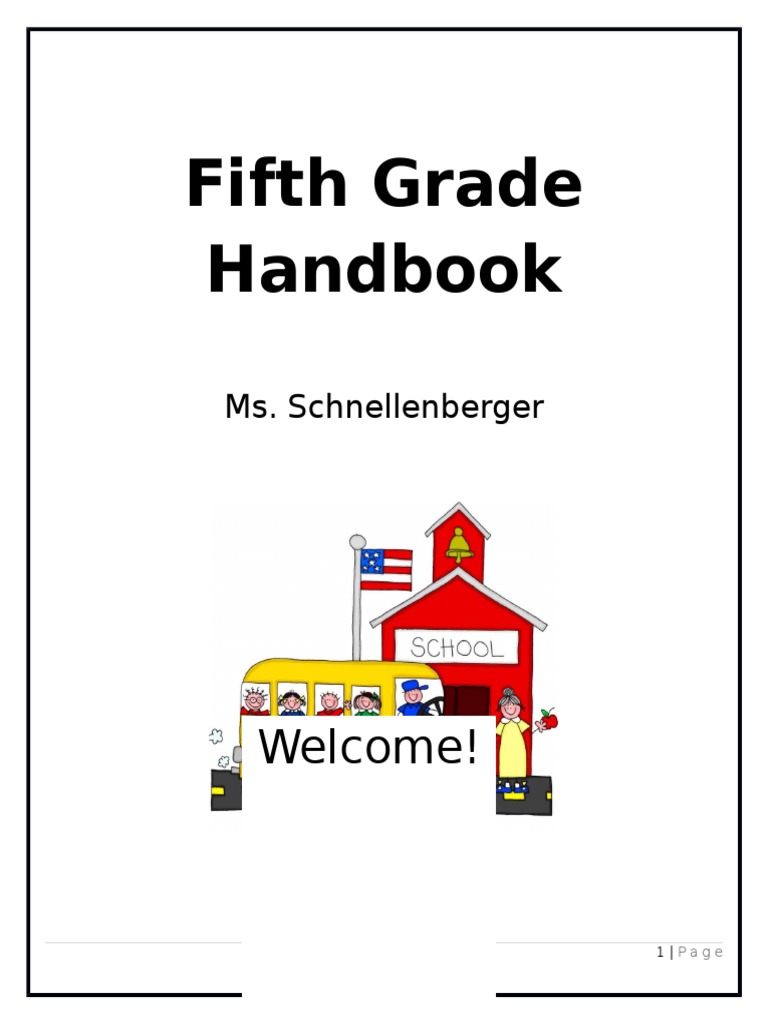 Converted To Fifth Handbook Pdf Homework Teaching And Learning