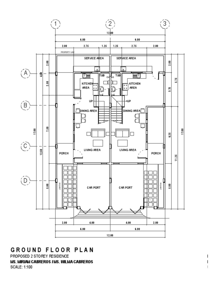 Ground Floor Plan Second Floor Plan: Proposed 2 Storey Residence SCALE ...