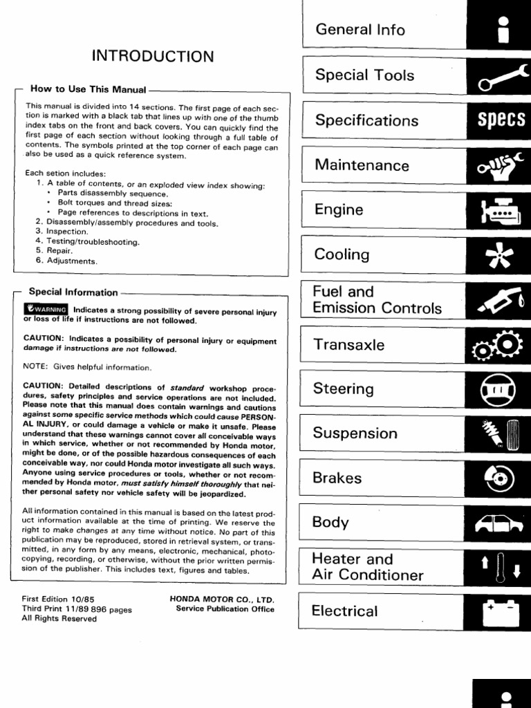 2021 HONDA ACCORD SERVICE MANUAL PDF FREE DOWNLOAD visual data 4
