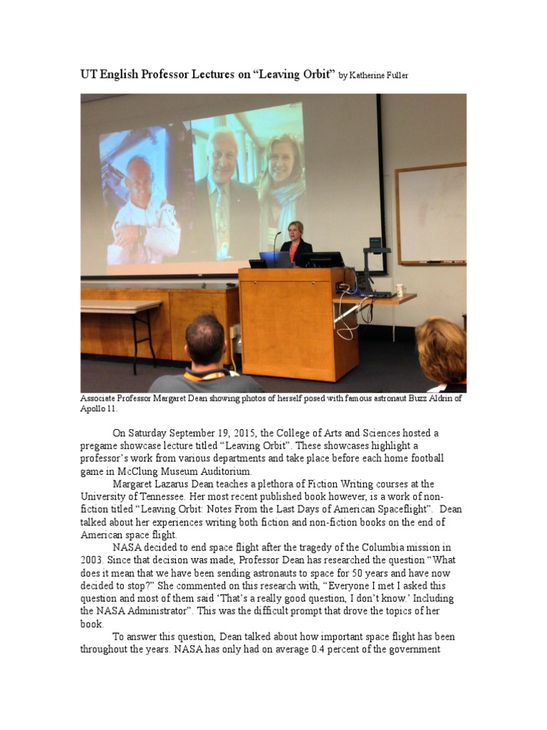 UT Professor Discusses 
