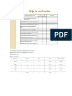 Hoja de Verificacion