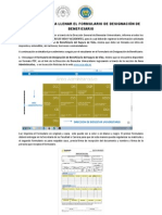 Instructivo para Llenar El Formulario de Designacion Del Seguro de Vida Ok PDF