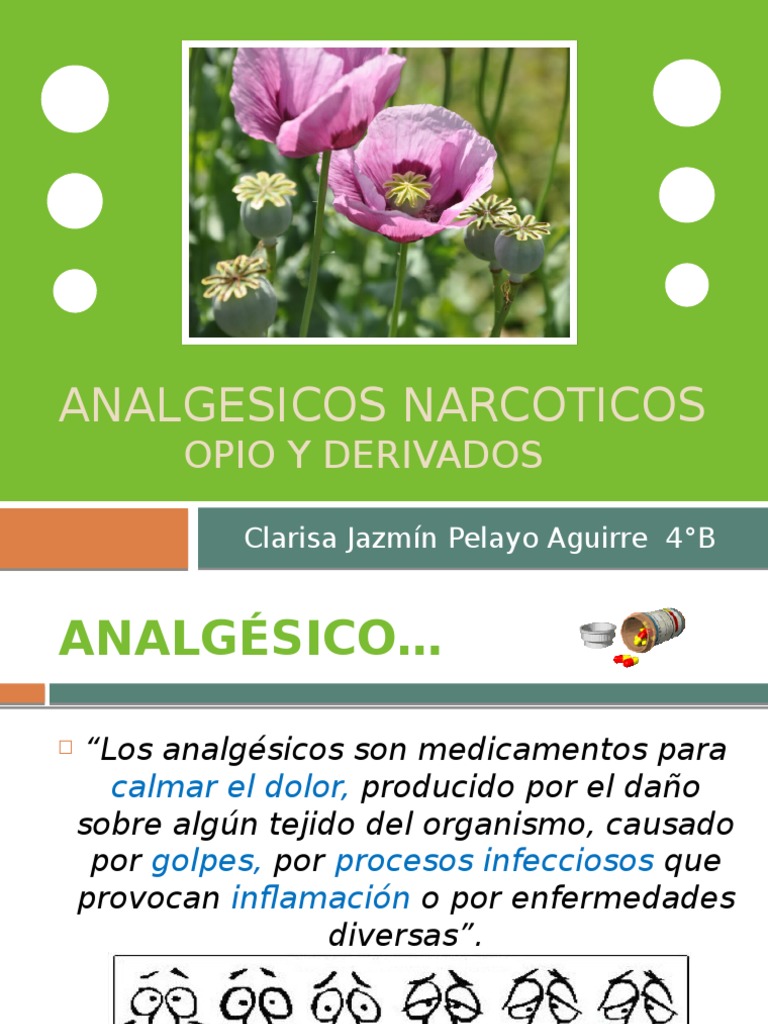 Analgesicos Narcoticos | Descargar gratis PDF | Opioide | Dolor